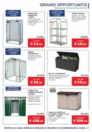 Volantino Eurobrico Pagina 16: Baule Sherwood €49,90, Casetta in lamiera zincata - Domus €199,50