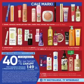 SuperPharm gazetka tydzień 42 Strona 5: 1 DIMI GLOSSY BOURJOIS FARS 24 PAL COVERAGE FOND DE CAŁE MARKI MAYBELLINE |
