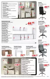 Möbel AS Prospekt Seite 15: Schreibtisch Net307 €129,95, Schreibtisch Espresso €79,95