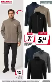 Woolworth Prospekt Seite 14: Fleece Jacke oder -Troyer €5,55, Jeans €12,00
