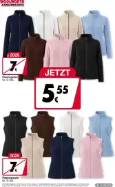 Woolworth Prospekt Seite 3: Fleeceweste €7,00, Fleecejacke €5,55