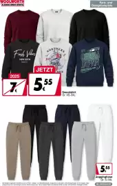Woolworth Prospekt Seite 8: Jogginghose €5,55, Sweatshirt €5,55