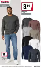 Woolworth Prospekt Seite 9: Langarmshirt €3,50, Jeans €12,00