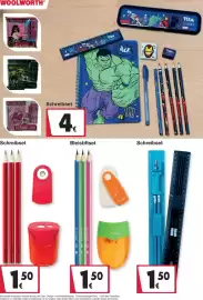 Woolworth Prospekt Seite 22: Schreibset €1,50, Bleistiftset KEYROAD €1,50