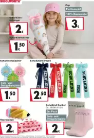 Woolworth Prospekt Seite 23: SchultütenSchleife €2,50, Schultützenzubehör €1,50