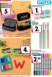 Woolworth Prospekt Seite 9: Stylex dick €2,50, Duo Fasermaler €2,00