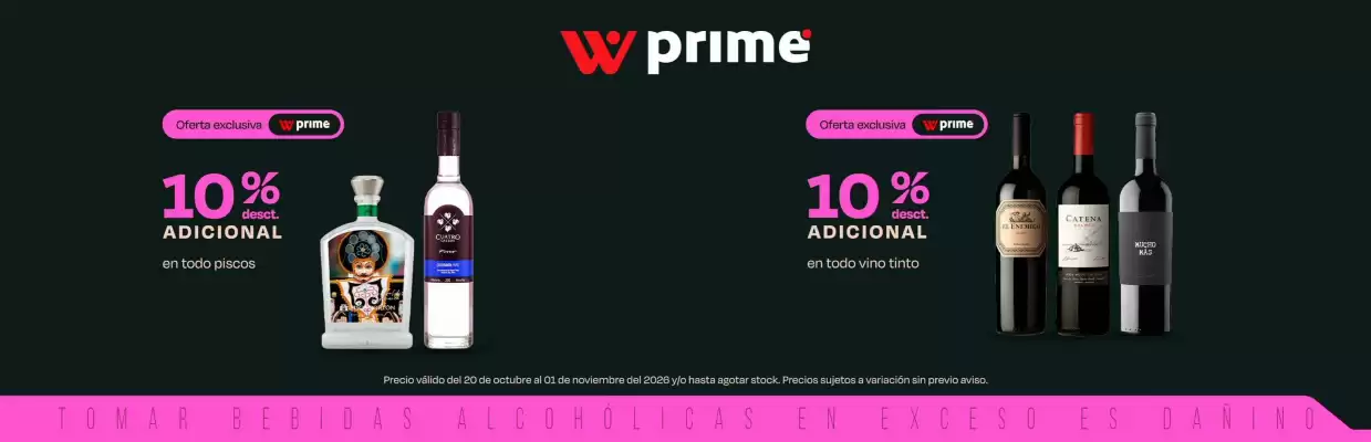 Wong (válido hasta 1-11)