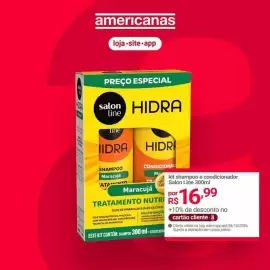 Encarte Lojas Americanas semana 42 Página 2: Salon line - kit shampoo e condicionador €16,99