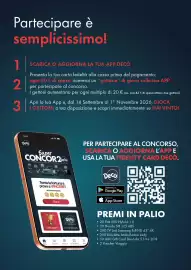 Volantino Deco Market Pagina 3: Partecipare è semplicissimo! 1 SCARICA O AGGIORNA LA TUA APP DECÒ 2 3 Presenta la tua carta