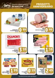 Volantino Deco Market Pagina 4: Alcisa Elite Mortadella Bologna IGP €0,99, Rigamonti Bresaola Punta d'Anca IGP €3,59