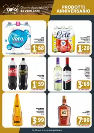 Volantino Deco Market Pagina 8: Vera Acqua Minerale Naturale €1,68, Coca Cola vari tipi €1,59