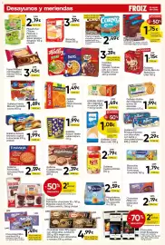 Folleto FROIZ Página 12: Artiach galletas artinata €1,99, Pastel Mildred mantequilla o mármol €3,45