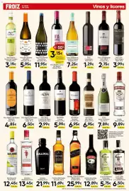 Folleto FROIZ Página 17: Anna Codorniu Cava Brut €7,89, Viña Mayor vino ribera del duero €6,50