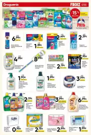 Folleto FROIZ Página 18: Foxy papel cocina Mega3 €2,15, Scottex papel higiénico húmedo WC €1,99