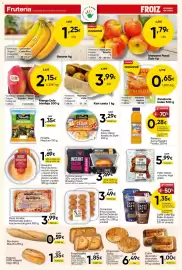 Folleto FROIZ Página 2: Mango Dole €2,15, Empanada Toñito €6,49