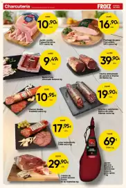 Folleto FROIZ Página 6: Frial pechuga de pavo €16,90, Campofrío jamón cocido extra €10,90