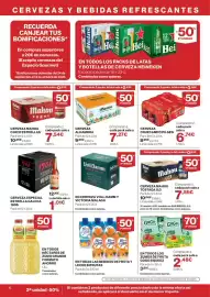 Catálogo El Corte Inglés Página 16: Alhambra lager singular €7,27, Cruzcampo pilsen €6,74