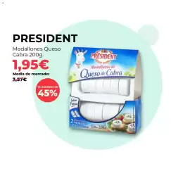 Catálogo PrimaPrix semana 42 Página 2: President medallones queso cabra €1,95