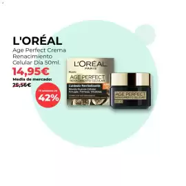 Catálogo PrimaPrix semana 42 Página 5: L'Oréal Age Perfect Crema Renacimiento Celular Día €14,95
