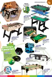 Dreamland folder | Sint Pagina 156: Tafelvoetbalspel €129,99, Airhockeytafel €99,99