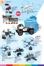 Dreamland folder | Sint Pagina 58: Police Speed Challenge 1:8 RC politieauto €39,99, RC Drone Jet Fighter €19,99