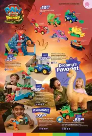 Dreamland folder | Sint Pagina 7: PAW Patrol Dino Movie Megasaurus €59,99, PAW Patrol Dino Movie Brul & Ontdek Timmy €39,99