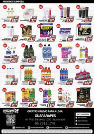 Encarte Cometa Supermercados semana 42 Página 4: Tapete higiênico procão €19,90, Papel higiênico mimmo folha tripla €18,99