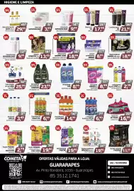 Encarte Cometa Supermercados semana 42 Página 4: Tapete higiênico procão €19,90, Papel higiênico mimmo folha tripla €18,99