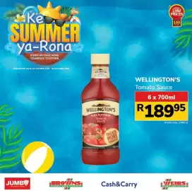 Jumbo catalogue Page 6: Wellington's Tomato Sauce €189,95