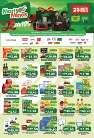 Folheto Mart Minas semana 42 Página 1: Fralda turma da monica giga €59,90, Papel Higiênico Mili Max €32,90