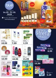 Blue Stop gazetka Strona 1: Eveline Gold Krem do twarzy €18,99, Mydło w kostce €2,39