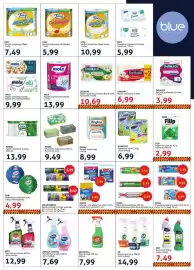 Blue Stop gazetka Strona 3: Papier toaletowy, 8 rolek, Będzie UPS, Delikatna Biała €9,99, Spray czyszczący €14,99