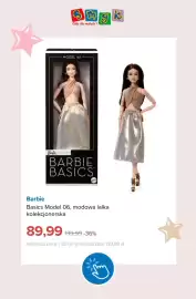 Smyk gazetka Strona 5: Lalka Basics Model 06 modowa kolekcjonerska Barbie €89,99