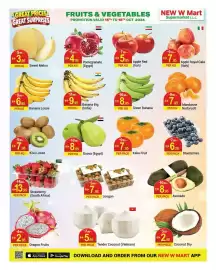 New W Mart leaflet week 42 Page 11: Sweet melon €3,95, Banana Loose €6,95