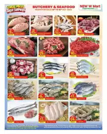 New W Mart leaflet week 42 Page 13: Tender Chicken Breast €9,50, Chicken Leg Quarter (Defrosted) €15,95