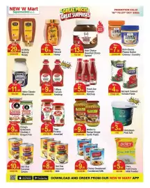 New W Mart leaflet week 42 Page 6: Al Shifa Natural Honey €29,95, Heinz Classic Mayonnaise €11,95