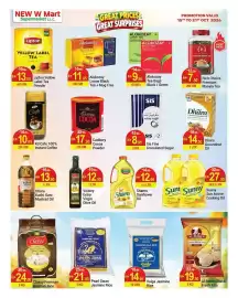 New W Mart leaflet week 42 Page 7: Lipton Yellow Label Tea Powder €13,50, Kd Cafe 100% Instant Coffee €10,95