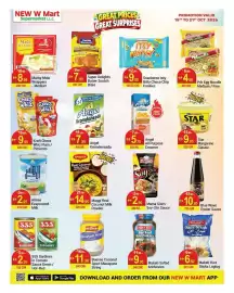 New W Mart leaflet week 42 Page 8: Marby Molo Wrappers Medium €8,95, Kraft Cheez Whiz Plain/ Pimiento €9,95