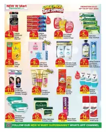 New W Mart leaflet week 42 Page 9: Colgate Toothbrush Zigzag Charcoal €4,95, Silka Papaya Soap €5,95