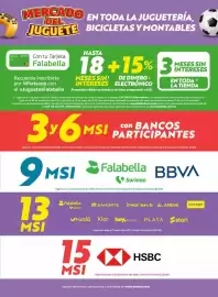 Folleto Soriana Mercado Página 2: MERCADO EN TODA LA JUGUETERÍA, JUGUETE BICICLETAS Y MONTABLES 18+15% 3 HASTA Soriana