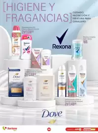 Folleto Soriana Híper Página 30: Dove - desodorante barra €2.159,90, Rexona - invisible balm dama €65,00