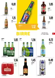 Volantino Carico Cash & Carry Pagina 25: Tuborg birra €1,56, Peroni birra €1,56