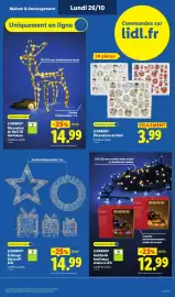 Catalogue Lidl | Les promos de la semaine page 53: LIVARNO Éclairage décoratif LED €14,99, LIVARNO Décorations de Noël €3,99
