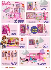 Folleto Soriana Híper Página 3: Barbie - cámper de los sueños €1.699,00, Barbie - set de juego casa glam con muñeca €799,00