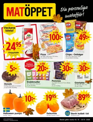 Matöppet (giltig till och med 26-10)
