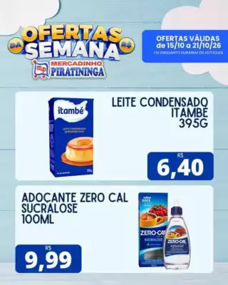 Mercadinho Piratininga (válido até 23-10)