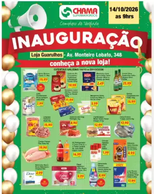 Catálogo Chama Supermercados (válido até 20-10)