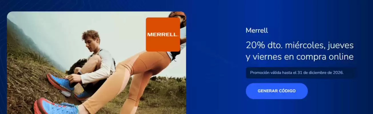Merrell (válido hasta 2-01)