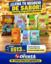 Catálogo La Oferta Página 1: Pop - ramitas queso o crunchy mani €513,00