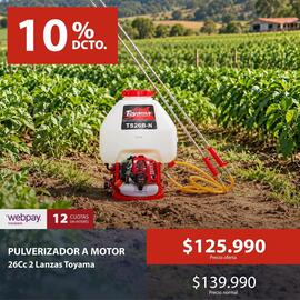Catálogo Mimbral Página 8: Toyama - pulverizador a motor €129.990,00